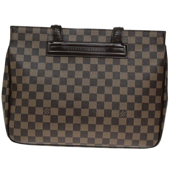LOUIS VUITTON Parioli PM Shoulder Bag Damier Ebene Leather Brown N51123 80ED839